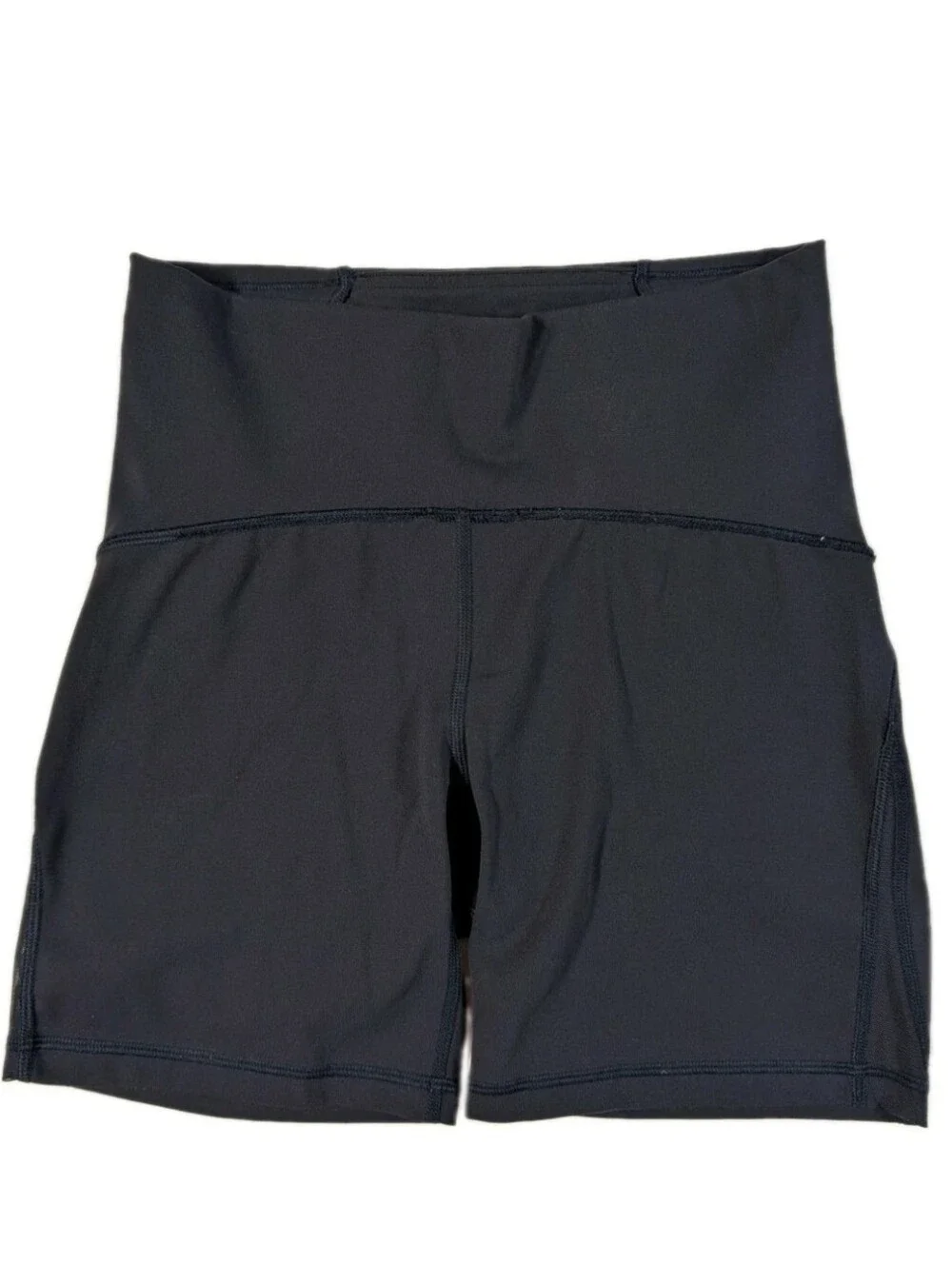 Lululemon Shorts Womens Size 6 Navy Athletic Biker Compression Mesh W7ADPS